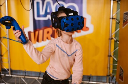 Virtual reality Speelpunt meisje